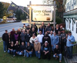 Group Gathers At Gray Ghost Inn