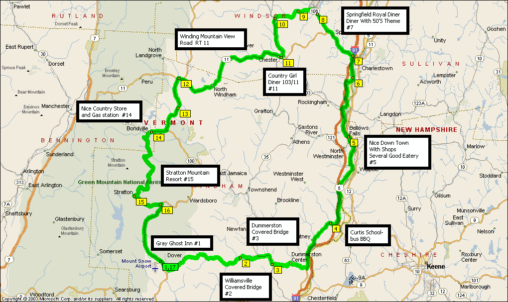 Covered Bridges  River Flats 110 Miles