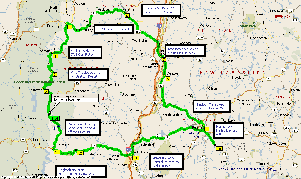 Harleys on Hogback 130 Miles