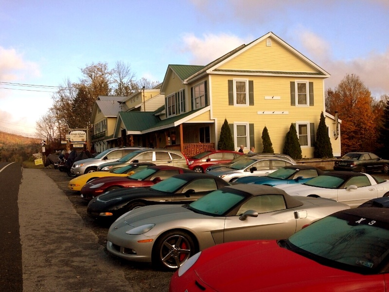 Gray Ghost Inn with Vintage Cars